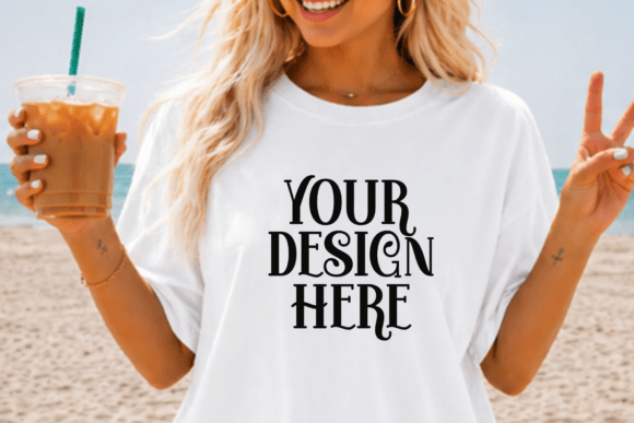 Download Gildan 5000 White T-Shirt Mockup - Mockup Collection