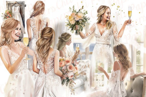 Download Weding Clipart,Bride Clipart,Bridal Gown - Bridal Collection