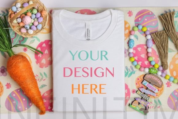 Download Easter Tshirt Mockup Bella Canvas Mockup - Canvas mockup Collection